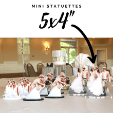 5x4" Mini PhotoStatuettes™, Acrylic Photo Cut Outs, Picture Sculptures, Photo Cutouts, Picture Statuettes