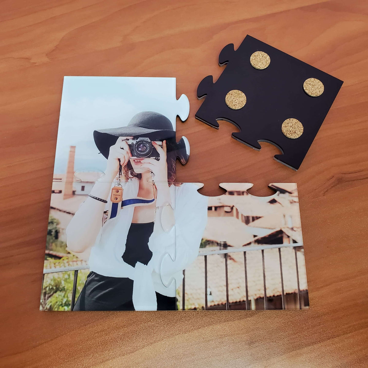 AcryliPics™ Acrylic Photo Puzzle Coaster Set