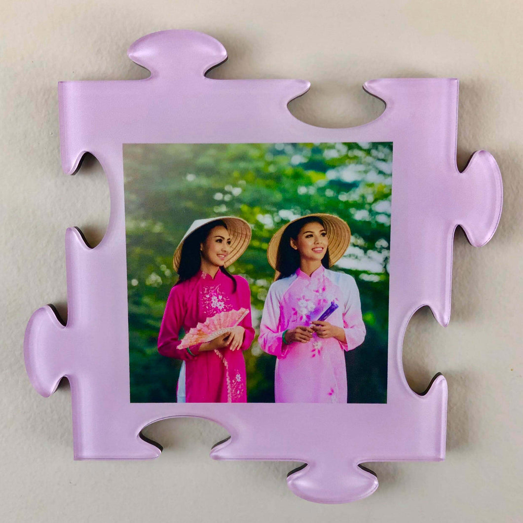Photo Tiles, Acrylic Prints, Photo Wall Tiles, Wall Art, Wall Decor, Home Decor, Photo Prints, 4x4 AcryliPics™ Pink Wall Puzzle Photo Tiles - PicFoams.com
