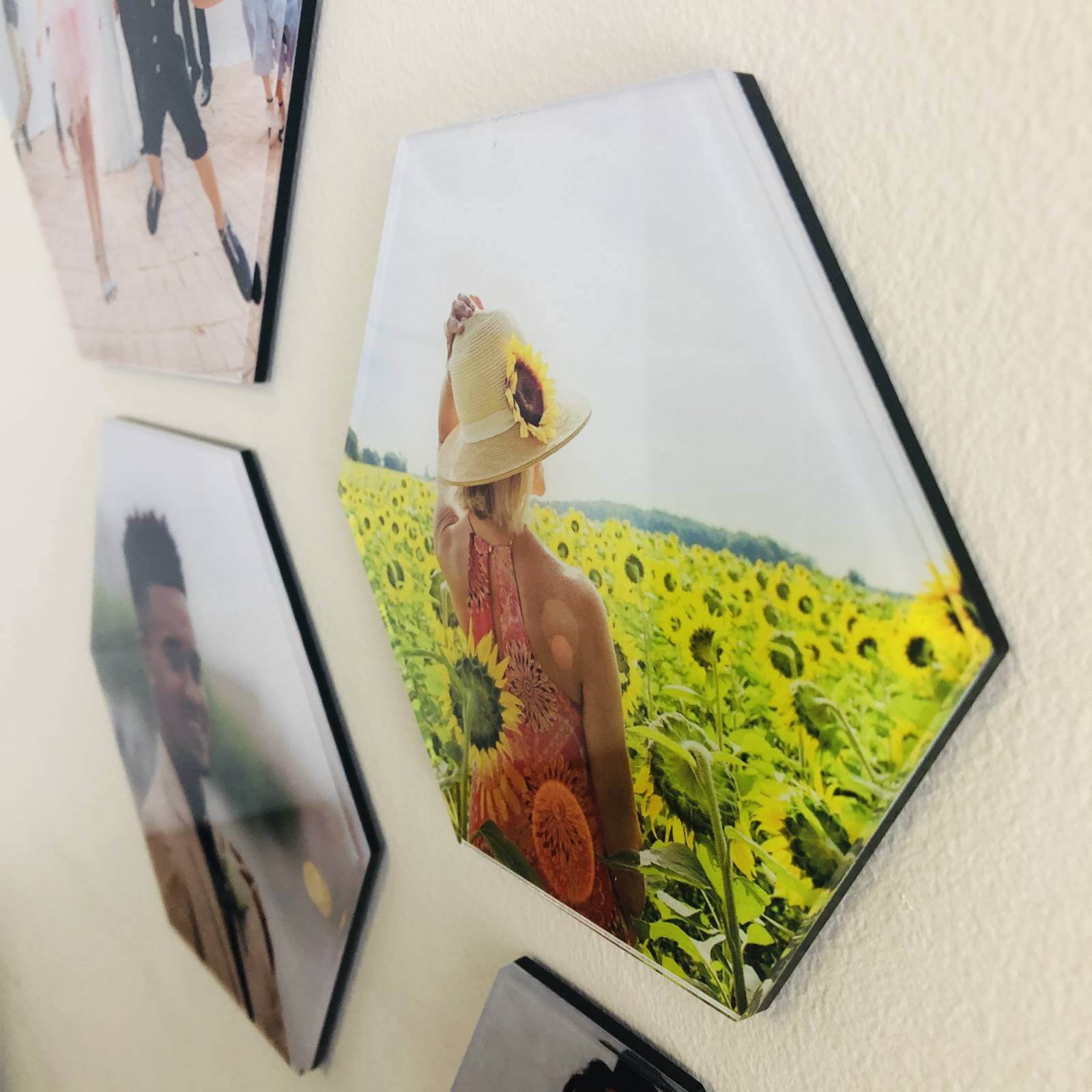 16 Plaques Hexagonales En Acrylique Transparent - 10 Cm De Diamètre, 0,2 Cm D'épaisseur - Pour DIY, Décoration