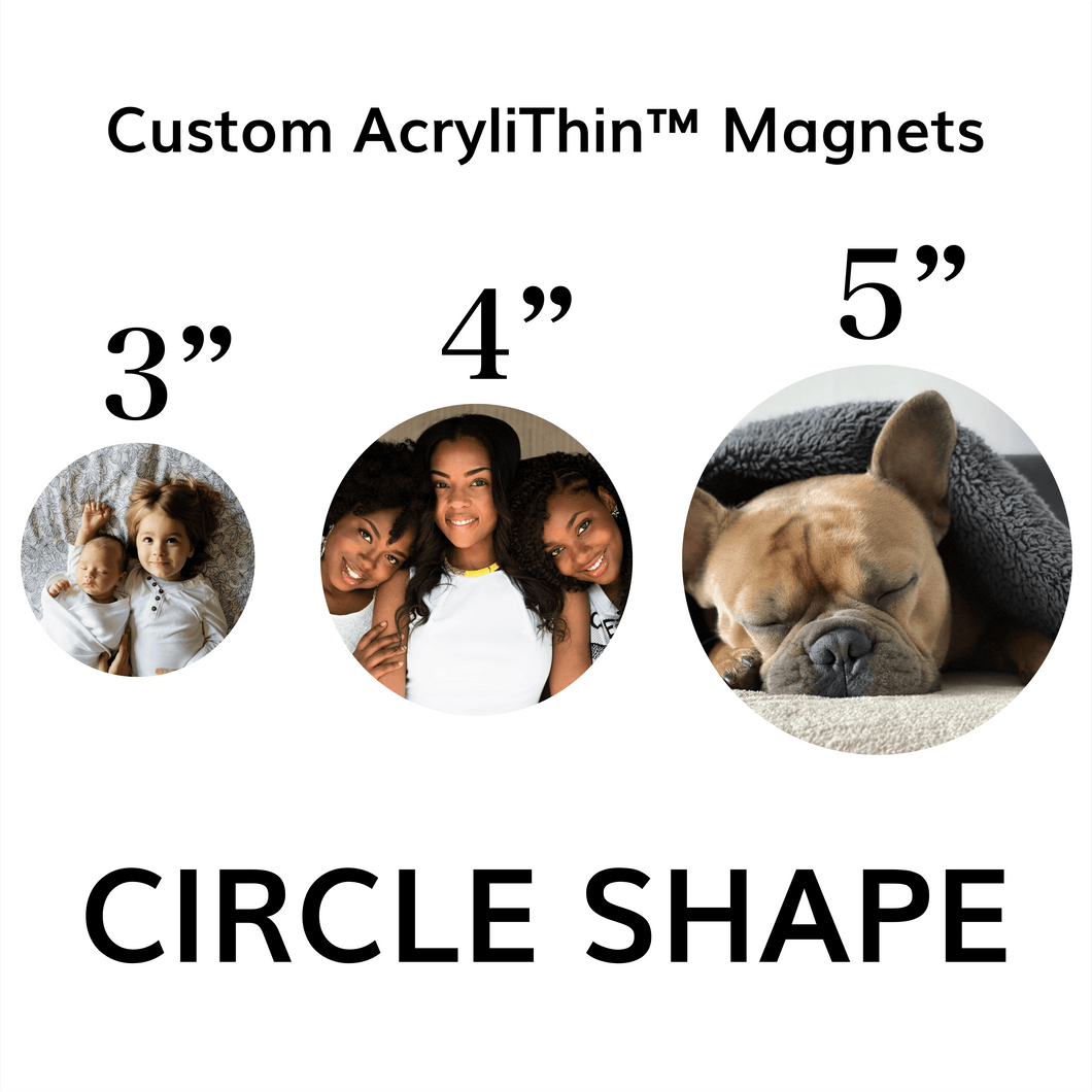 AcryliThins™ CIRCLE Magnet