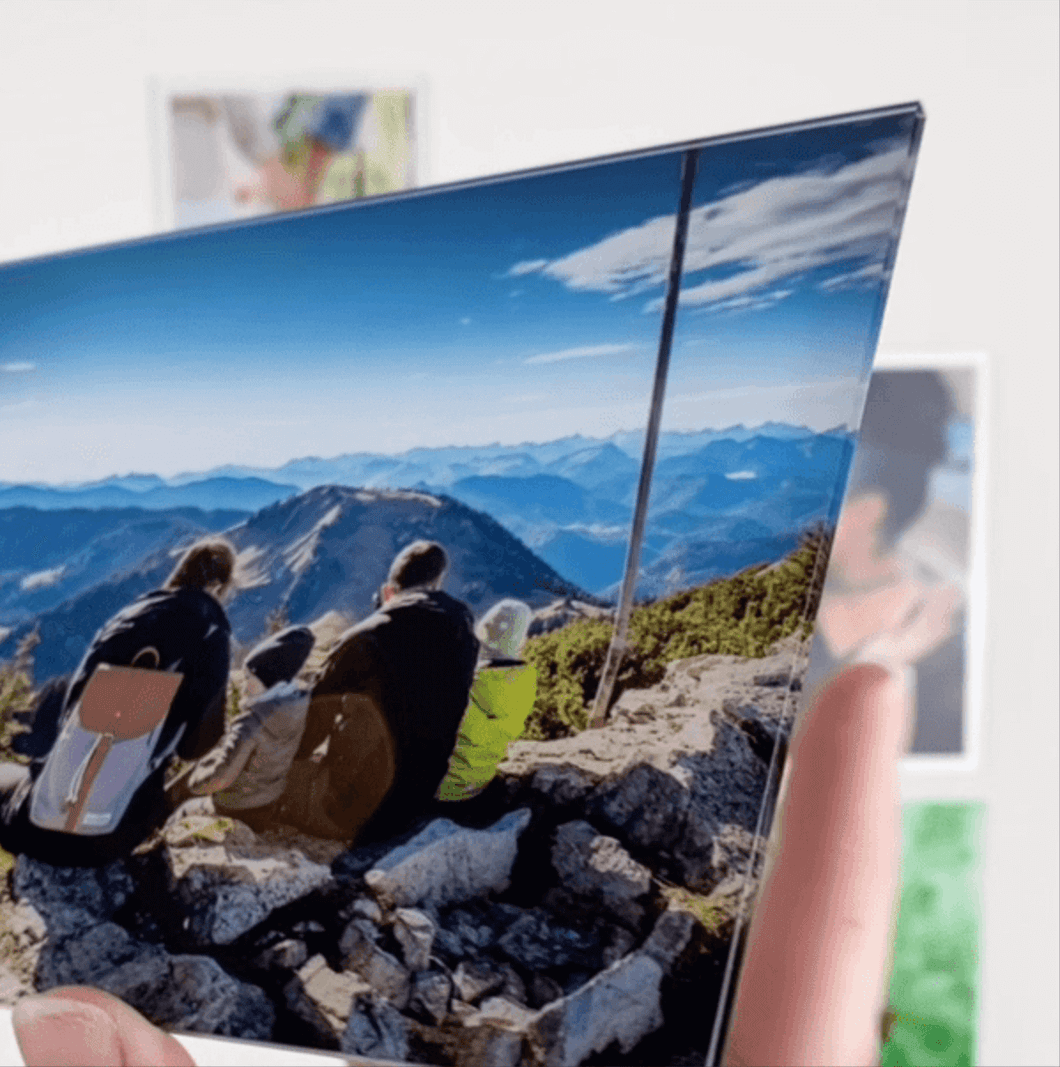 AcryliThins™ Thin Clear Acrylic Prints Photo Tiles - 6x6 - Personalized Gifts